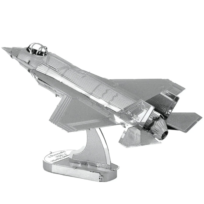 United States Air Force - Lockheed Martin F-35 Lightning II Fighter Aircraft Figure Model Kit (1:201 Scale, Steel, Moderate Difficulty) - Fascinations - Metal Earth Series - (2023)