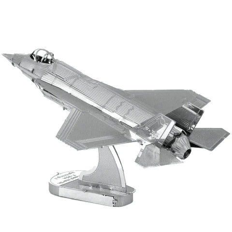 United States Air Force - Lockheed Martin F-35 Lightning II Fighter Aircraft Figure Model Kit (1:201 Scale, Steel, Moderate Difficulty) - Fascinations - Metal Earth Series - (2023) - Image 4