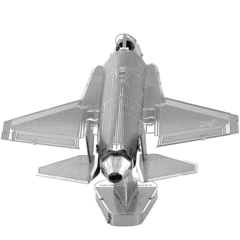 United States Air Force - Lockheed Martin F-35 Lightning II Fighter Aircraft Figure Model Kit (1:201 Scale, Steel, Moderate Difficulty) - Fascinations - Metal Earth Series - (2023) - Image 5