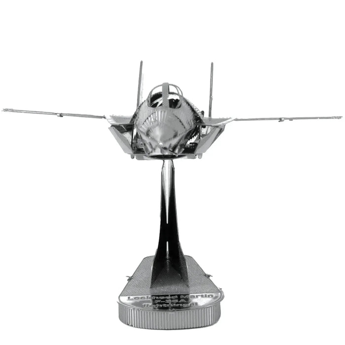 United States Air Force - Lockheed Martin F-35 Lightning II Fighter Aircraft Figure Model Kit (1:201 Scale, Steel, Moderate Difficulty) - Fascinations - Metal Earth Series - (2023)