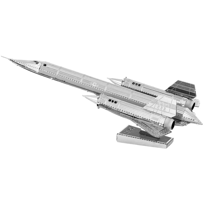 United States Air Force - Lockheed Martin SR-71 Blackbird Reconnaissance Aircraft Figure Model Kit (1:324 Scale, Steel, Moderate Difficulty) - Fascinations - Metal Earth Series - (2024)