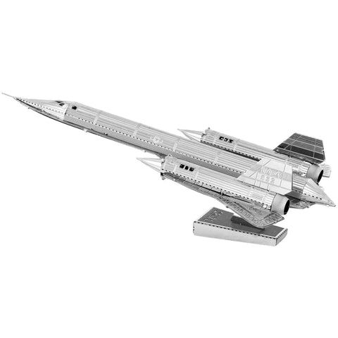 United States Air Force - Lockheed Martin SR-71 Blackbird Reconnaissance Aircraft Figure Model Kit (1:324 Scale, Steel, Moderate Difficulty) - Fascinations - Metal Earth Series - (2024) - Image 4