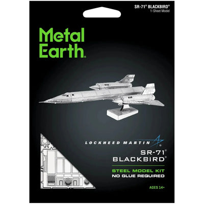 United States Air Force - Lockheed Martin SR-71 Blackbird Reconnaissance Aircraft Figure Model Kit (1:324 Scale, Steel, Moderate Difficulty) - Fascinations - Metal Earth Series - (2024)