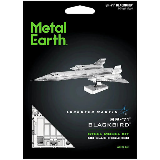 United States Air Force - Lockheed Martin SR-71 Blackbird Reconnaissance Aircraft Figure Model Kit (1:324 Scale, Steel, Moderate Difficulty) - Fascinations - Metal Earth Series - (2024)