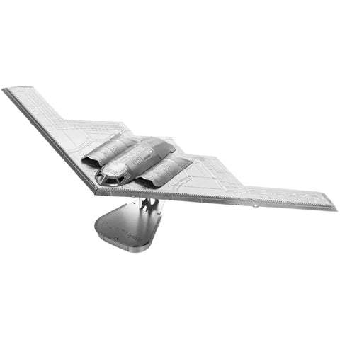 United States Air Force - Northrop Grumman B-2A Spirit Stealth Bomber Figure Model Kit (Steel, Easy-Moderate Difficulty) - Fascinations - Metal Earth Premium Series - (2024) - Image 4