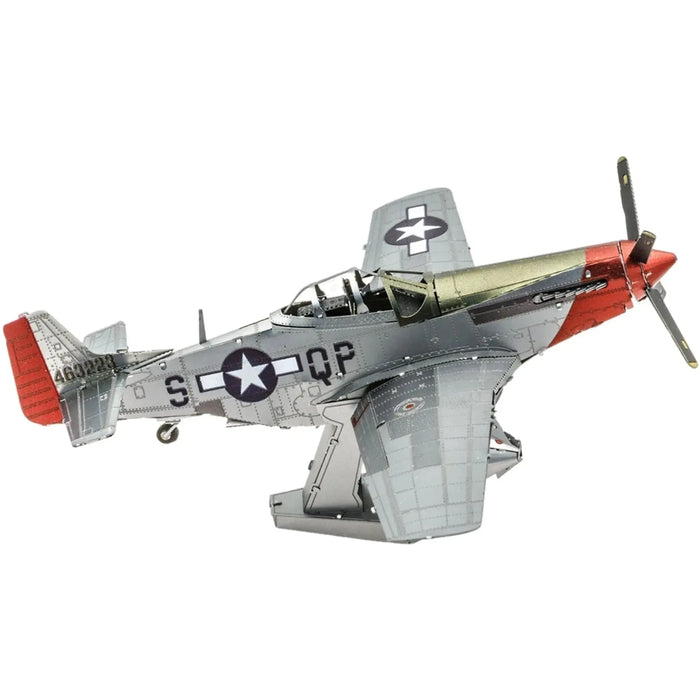 United States Air Force - P-51D Mustang "Sweet Arlene" Aircraft 3D Figure Model Kit (Steel, Hard Difficulty) - Fascinations - Metal Earth Series - (2024)