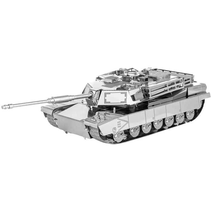 United States Army - M1 Abrams Tank Military Vehicle Figure Model Kit (Steel, Moderate Difficulty) - Fascinations - Metal Earth Series - (2022)