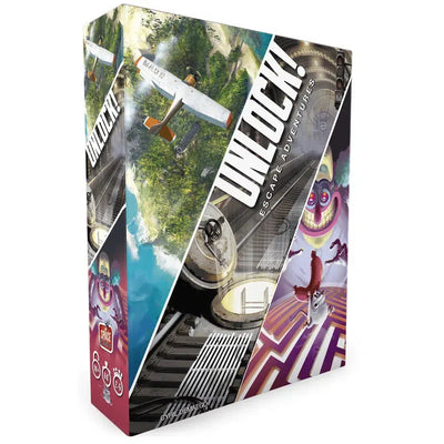 Unlock! Escape Adventures - Cooperative Escape Room Card Game for Family, and Adults (2-6 Players, Ages 10+) - Space Cowboys