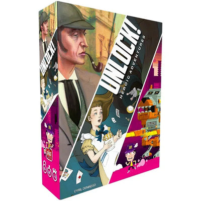 Unlock! Heroic Adventures - Cooperative Escape Room Board Game for Family, and Adults (1-6 Players, Ages 10+) - Space Cowboys