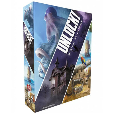 Unlock! Mystery Adventures - Cooperative Escape Room Board Game for Family, and Adults (1-6 Players, Ages 10+) - Space Cowboys