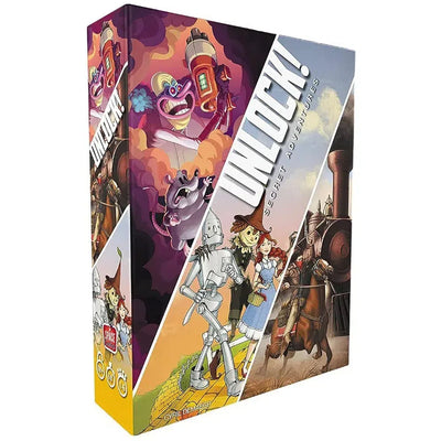 Unlock! Secret Adventures - Cooperative Escape Room Board Game for Family, and Adults (1-6 Players, Ages 10+) - Space Cowboys