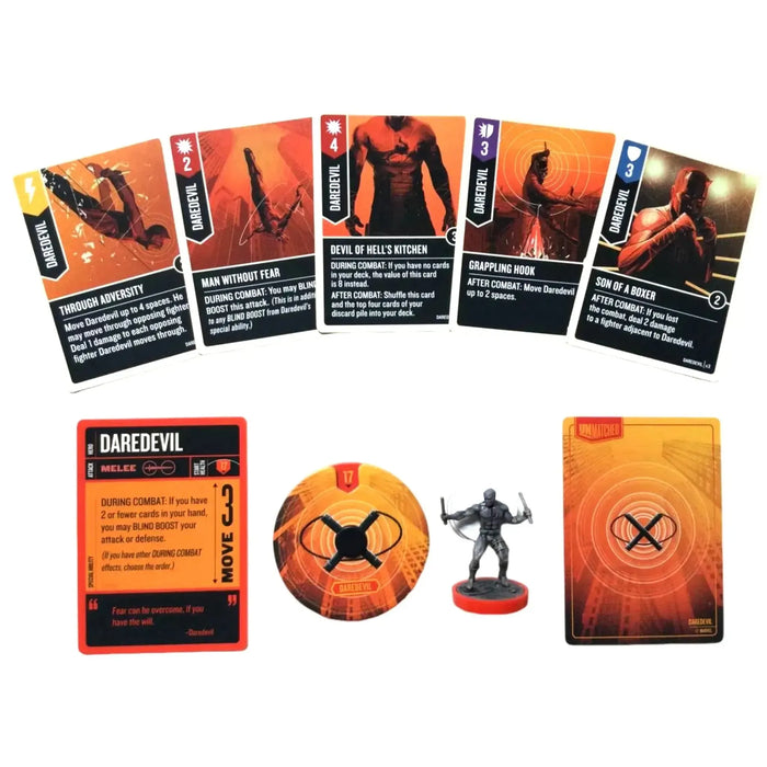 Unmatched: Hell’s Kitchen - Competitive Superhero Board Game for Family & Adults (2-3 Players, Ages 14+) - Restoration Games