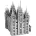 Unpainted Salt Lake Temple Figure Model Kit (Steel, Expert Difficulty) - Fascinations - Metal Earth Premium Series