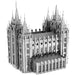 Unpainted Salt Lake Temple Figure Model Kit (Steel, Expert Difficulty) - Fascinations - Metal Earth Premium Series