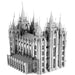 Unpainted Salt Lake Temple Figure Model Kit (Steel, Expert Difficulty) - Fascinations - Metal Earth Premium Series
