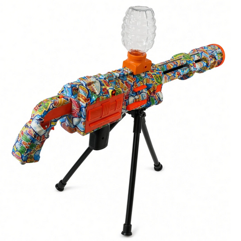 Stealthfire – Multicolor Graffiti Gatling-Style Gel Bead Blaster with Tripod (Electric Powered) - Image 2
