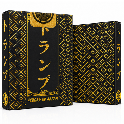 Heroes of Japan - Premium Feudal Japanese Playing Cards - Wonderland Workshop - KardecK Series