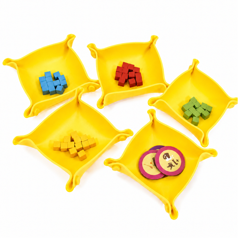Collapsible Board Game Storage Trays (Set of 5, Sillicone) - Image 15