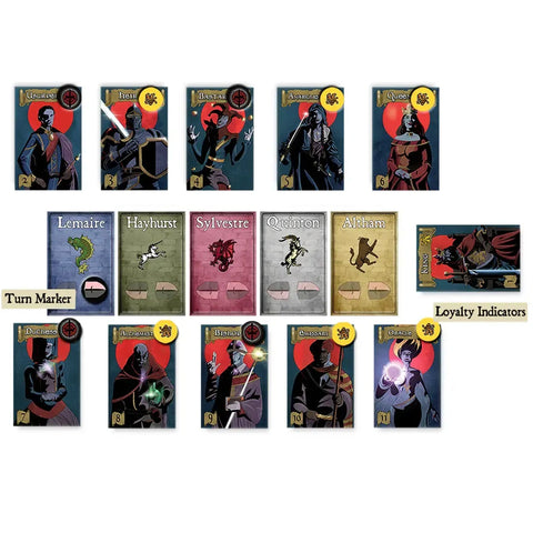 Usurp the King - Bluffing War Card Game for Family and Adults (2-5 Players, Age 14+) - DPH Games