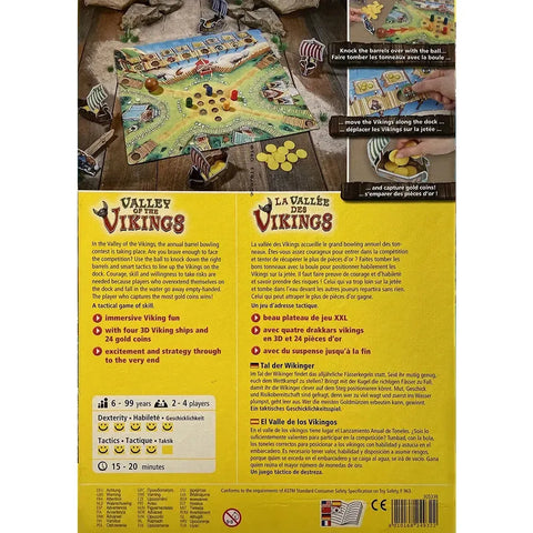 Valley of the Vikings - Dexterity Vikings Board Game for Adults, Family, and Children (2-4 Players, Ages 6+) - HABA