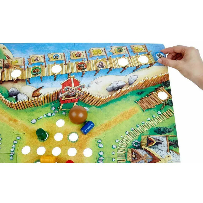 Valley of the Vikings - Dexterity Vikings Board Game for Adults, Family, and Children (2-4 Players, Ages 6+) - HABA