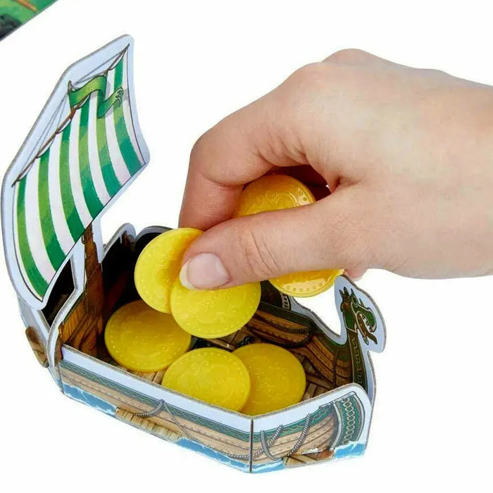 Valley of the Vikings - Dexterity Vikings Board Game for Adults, Family, and Children (2-4 Players, Ages 6+) - HABA