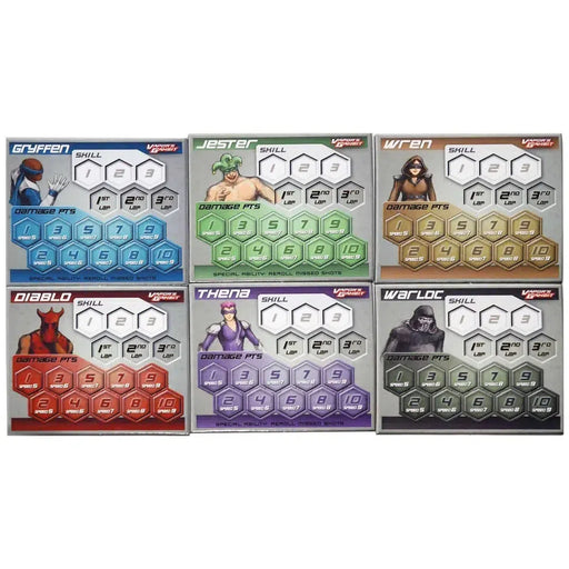 Vapor's Gambit: Screaming Hoverboard Racing - Competitive Racing Board Game for Family, Adults, and Children (2-6 Players, Ages 6+) - Hyperion