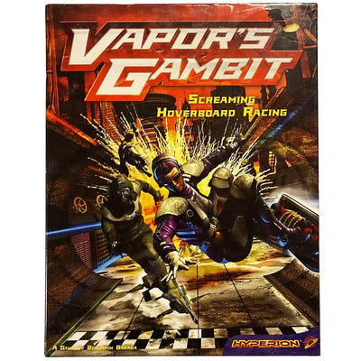 Vapor's Gambit: Screaming Hoverboard Racing - Competitive Racing Board Game for Family, Adults, and Children (2-6 Players, Ages 6+) - Hyperion