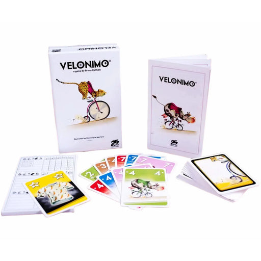 Velonimo - Animal Racing Card Game for Family, Adults, and Children (2-5 Players, Ages 7+) - 25th Century Games