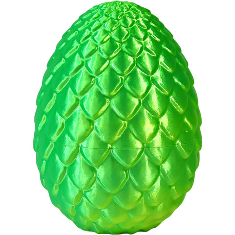 Verdantspike Dragon Hatchling Toy Figure with Egg (3D Printed) - Wonderland Workshop - Image 6