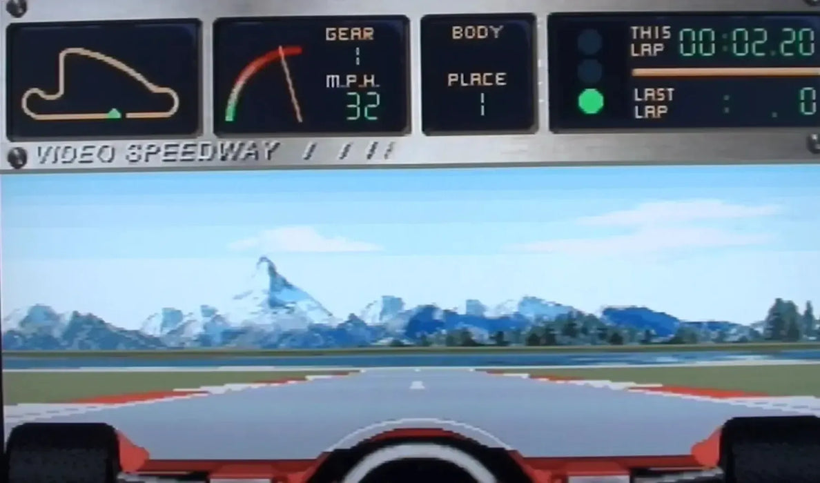 Video Game Raceway Video Speedway: The Ultimate Racing Experience Philips CD-i — Poggers
