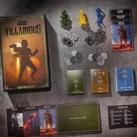 Villainous [Star Wars]: Scum and Villainy - Strategy War Board Game for Family, Adults, and Children (2-4 Players, Ages 10+) - Ravensburger