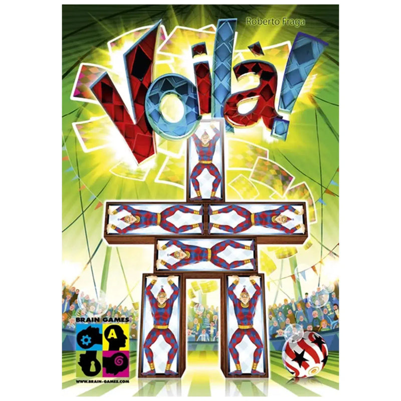 Voila! - Dexterity Circus Board Game for Family, Adults, and Children (2-6 Players, Ages 6+) - Brain Games