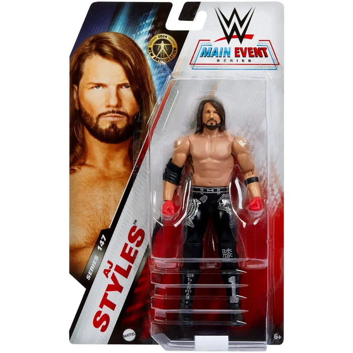 WWE - AJ Styles Action Figure (6") - Mattel - Main Event Series 147