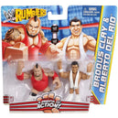 WWE - Brodus Clay & Alberto Del Rio Action Figures - Mattel - WWE Rumblers Series