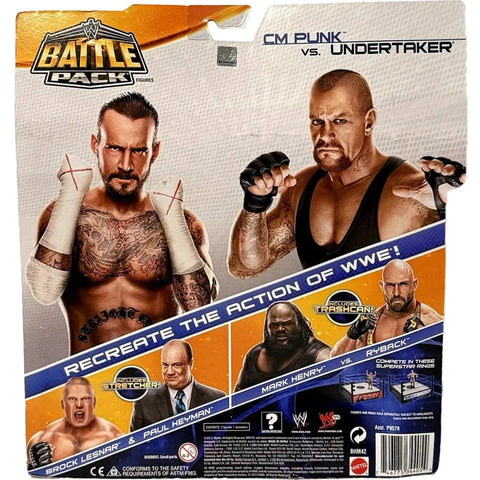 WWE - CM Punk vs. The Undertaker Battle 2-Pack Figure Set (6