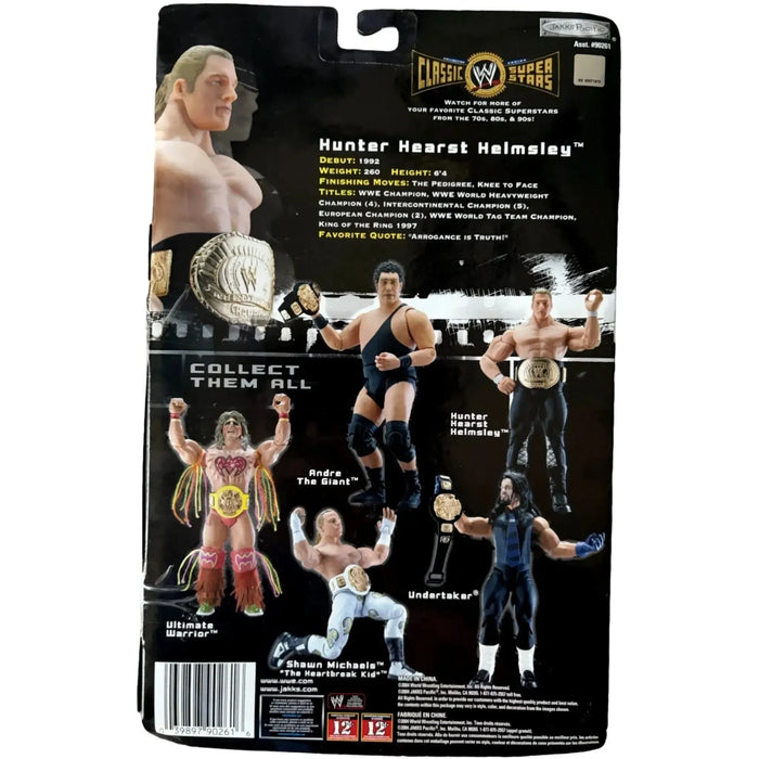 WWE - Hunter Hearst Helmsley Action Figure (7") - Jakks Pacific - Classic Superstars Series 1 - (2004)