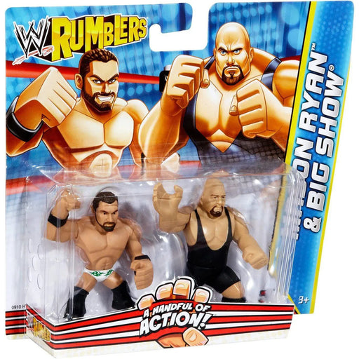 WWE Rumblers - Mason Ryan & Big Show Action Figures - Mattel