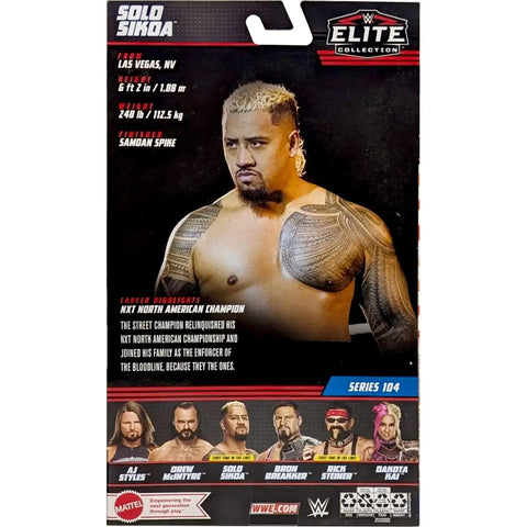 WWE - Solo Sikoa Action Figure (6
