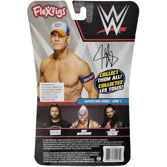 WWE Superstars - Bendable John Cena Action Figure (5.5") - TGC Toys - Flexfigs Superstars Series 1 - (2024)