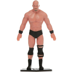 WWE Superstars - Bendable Stone Cold Steve Austin Action Figure (4.25") - TGC Toys - Flexfigs Legends Series 1 - (2024)