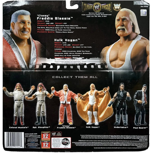 WWE Wrestling - Classic Superstars Series 4 Classy Freddie Blassie & Hulk Hogan Exclusive Action Figure 2-Pack
