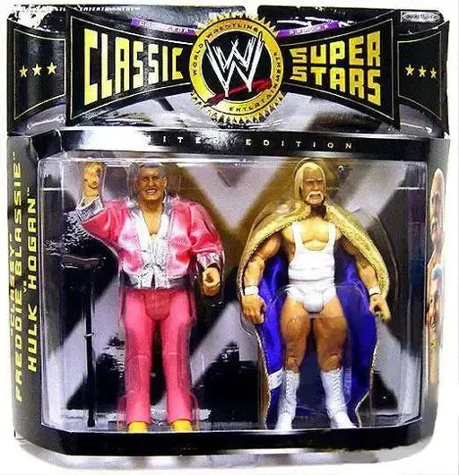 WWE Wrestling - Classic Superstars Series 4 Classy Freddie Blassie & Hulk Hogan Exclusive Action Figure 2-Pack