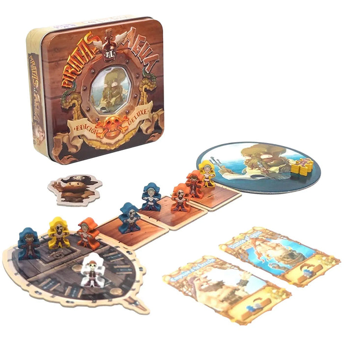 Walk the Plank (Deluxe Edition) - Bluffing Pirates Board Game for Family, Adults, and Children (3-5 Players, Ages 6+) - Mayday Games