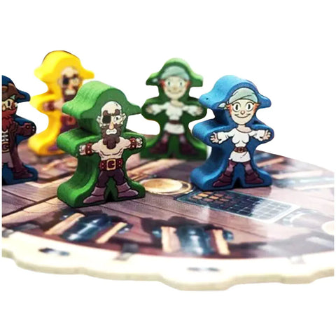 Walk the Plank (Deluxe Edition) - Bluffing Pirates Board Game for Family, Adults, and Children (3-5 Players, Ages 6+) - Mayday Games