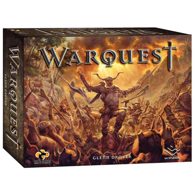 WarQuest - Strategy War Board Game for Family, and Adults (2-4 Players, Ages 14+) - Mr. B Games