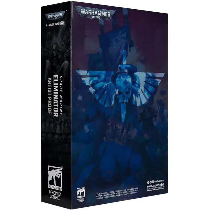 Warhammer 40,000 - Colorless Artist Proof Eliminator Space Marine Action Figure (7") - McFarlane Toys