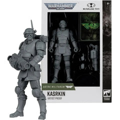 Warhammer 40,000 - Colorless Artist Proof Kasrkin Astra Militarum Action Figure (7") - McFarlane Toys
