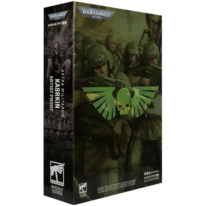 Warhammer 40,000 - Colorless Artist Proof Kasrkin Astra Militarum Action Figure (7") - McFarlane Toys