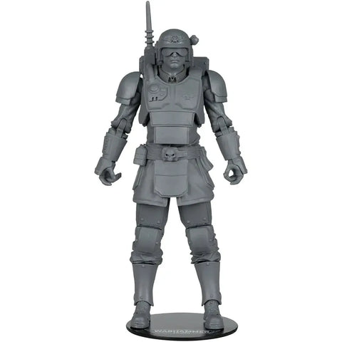 Warhammer 40,000 - Colorless Artist Proof Kasrkin Astra Militarum Action Figure (7